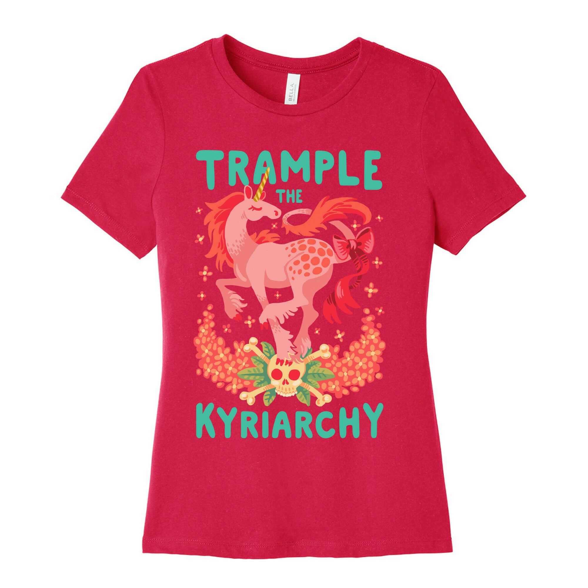 Trample the Kyriarchy Women's Cotton Tee